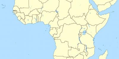 لسوتو در نقشه آفریقا