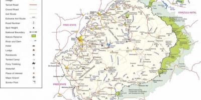 لسوتو roads map
