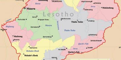 نقشه لسوتو